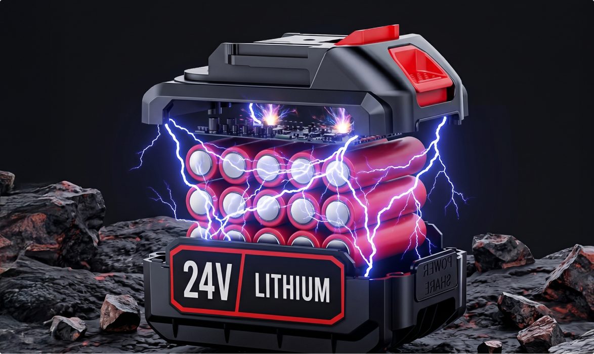 Ultra fast charging 24V lithium battery